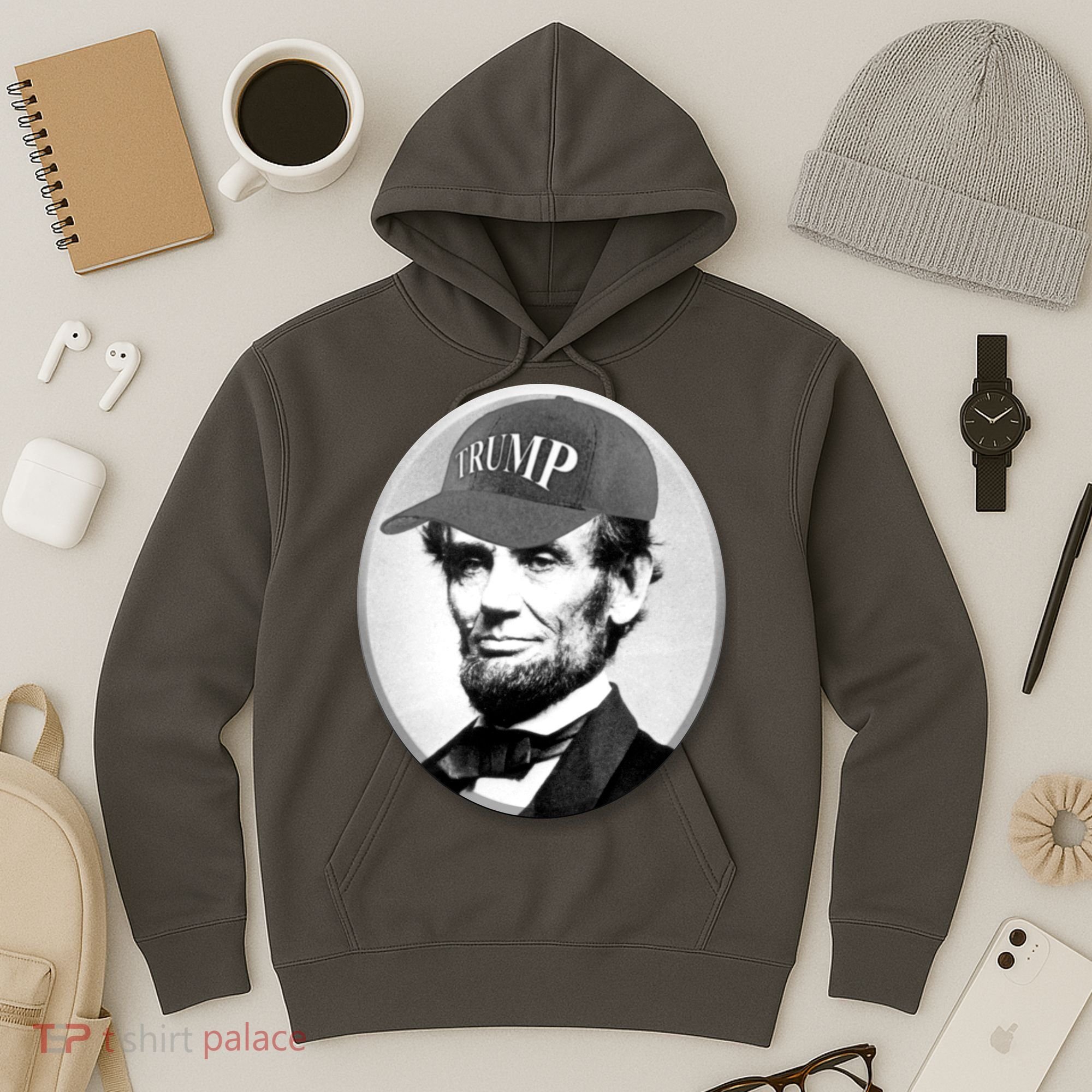 Abraham Lincoln For Trump Hoodie