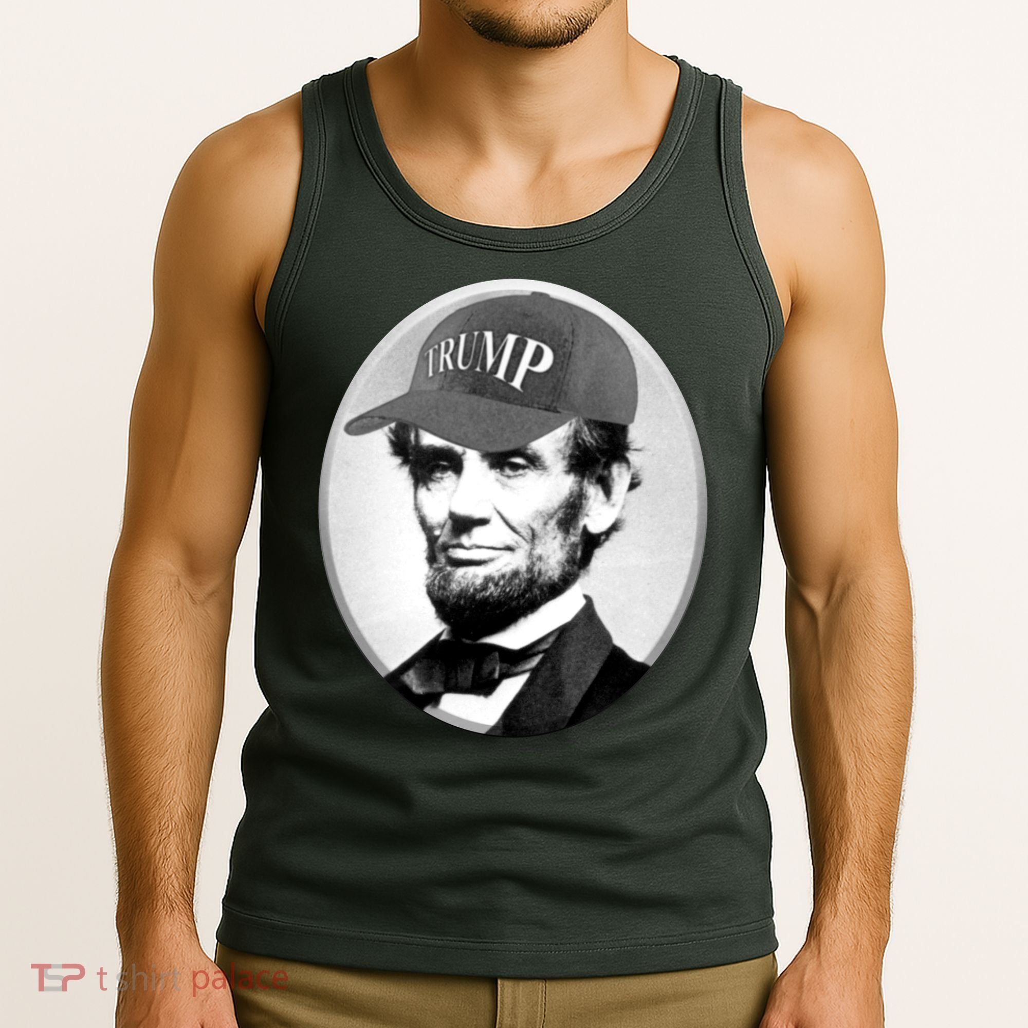 Abraham Lincoln For Trump Tank Top