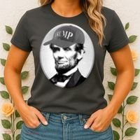 Abraham Lincoln For Trump Women's T-Shirt thumb 2