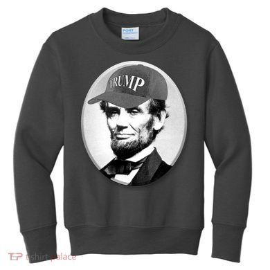 Abraham Lincoln For Trump Kids Sweatshirt