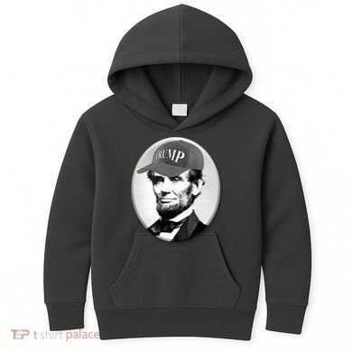 Abraham Lincoln For Trump Kids Hoodie
