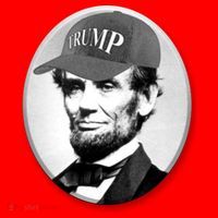 Abraham Lincoln For Trump Santa Hat thumb 1