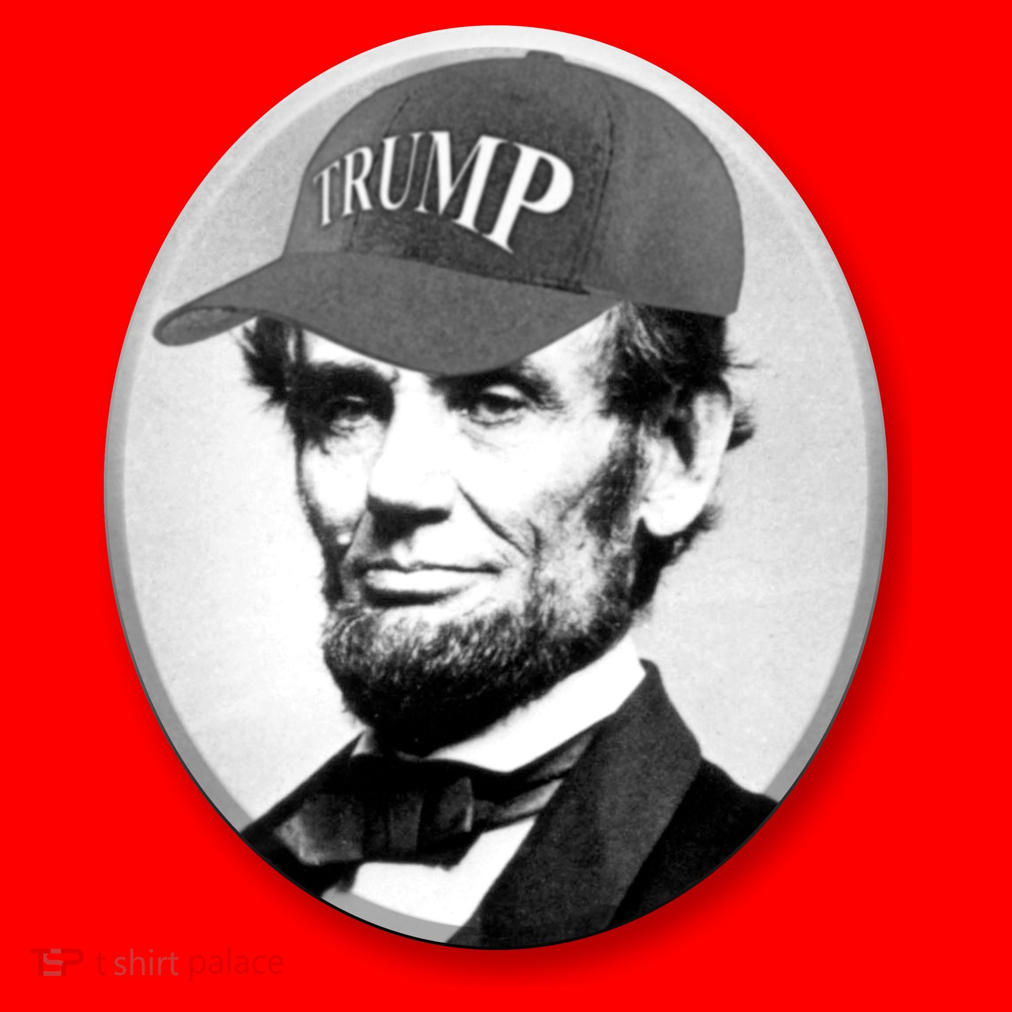 Abraham Lincoln For Trump Santa Hat