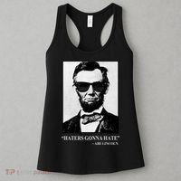 Abraham Lincoln Haters Gonna Hate Women's Tank Top thumb 3
