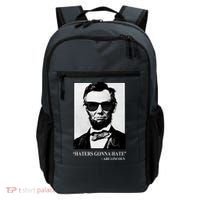 Abraham Lincoln Haters Gonna Hate Backpack thumb 0