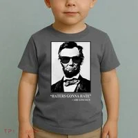 Abraham Lincoln Haters Gonna Hate Toddler T-Shirt thumb 2