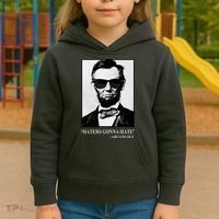Abraham Lincoln Haters Gonna Hate Kids Hoodie thumb 3