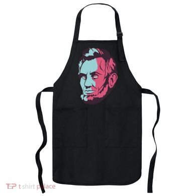 Abraham Lincoln Head Apron