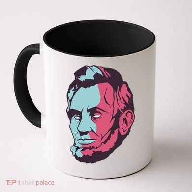 Abraham Lincoln Head Coffee Mug
