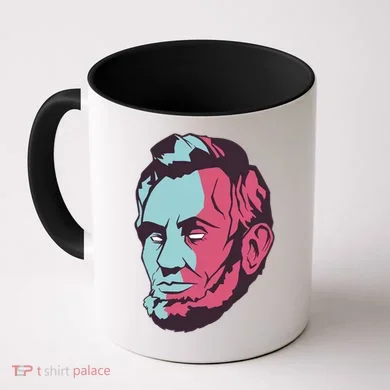 Abraham Lincoln Head Coffee Mug