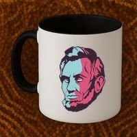 Abraham Lincoln Head Coffee Mug thumb 2