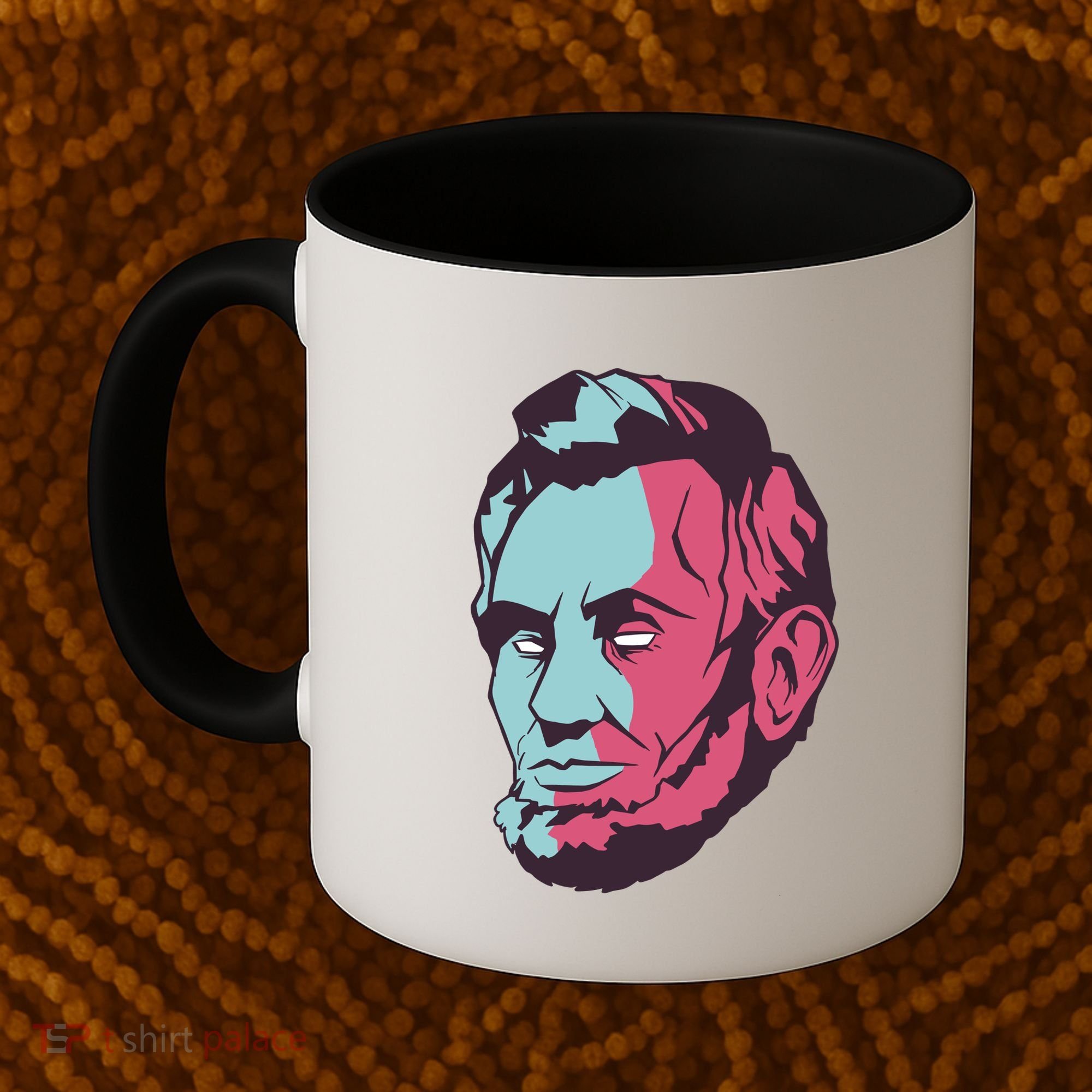 Abraham Lincoln Head Coffee Mug