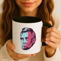 Abraham Lincoln Head Coffee Mug thumb 3