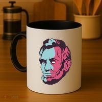 Abraham Lincoln Head Coffee Mug thumb 4