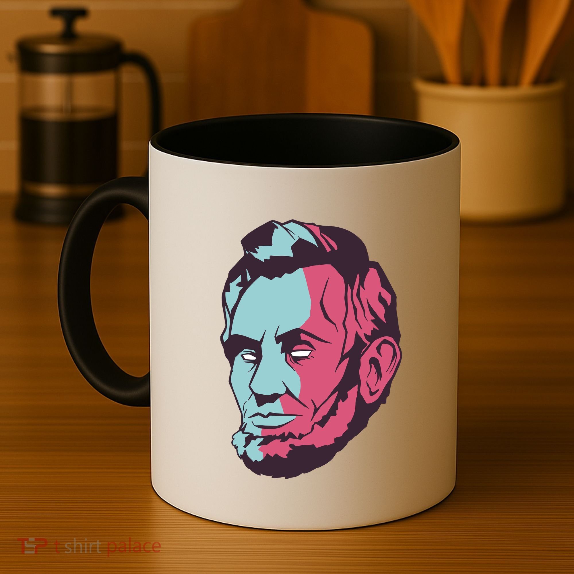 Abraham Lincoln Head Coffee Mug