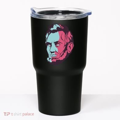Abraham Lincoln Head Tumbler