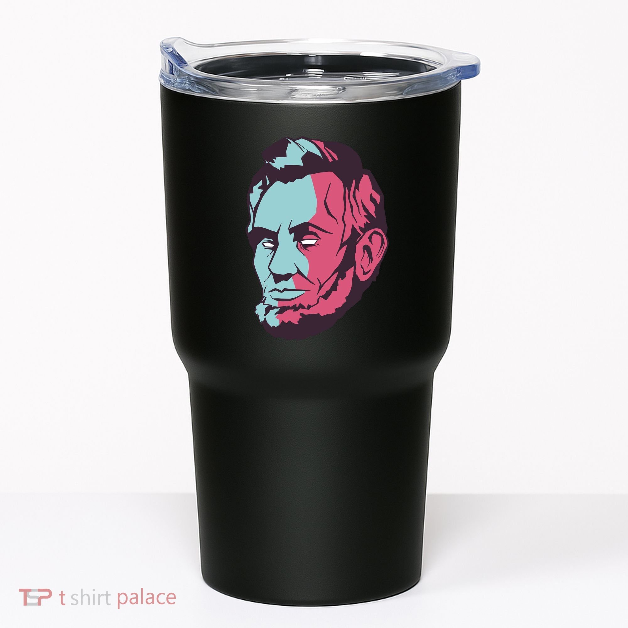Abraham Lincoln Head Tumbler