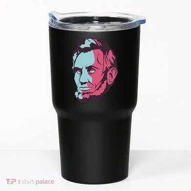 Abraham Lincoln Head Tumbler