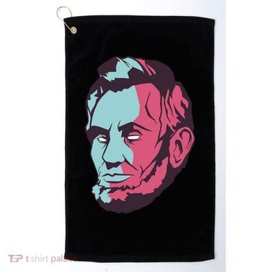 Abraham Lincoln Head Golf Towel