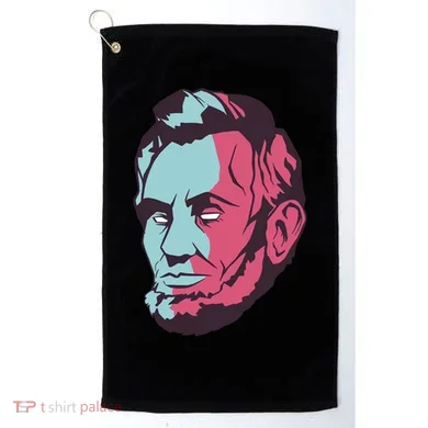 Abraham Lincoln Head Golf Towel