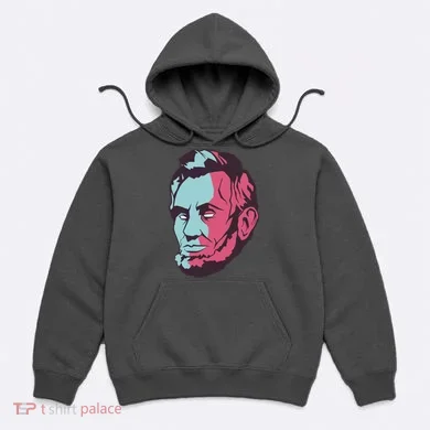Abraham Lincoln Head Hoodie