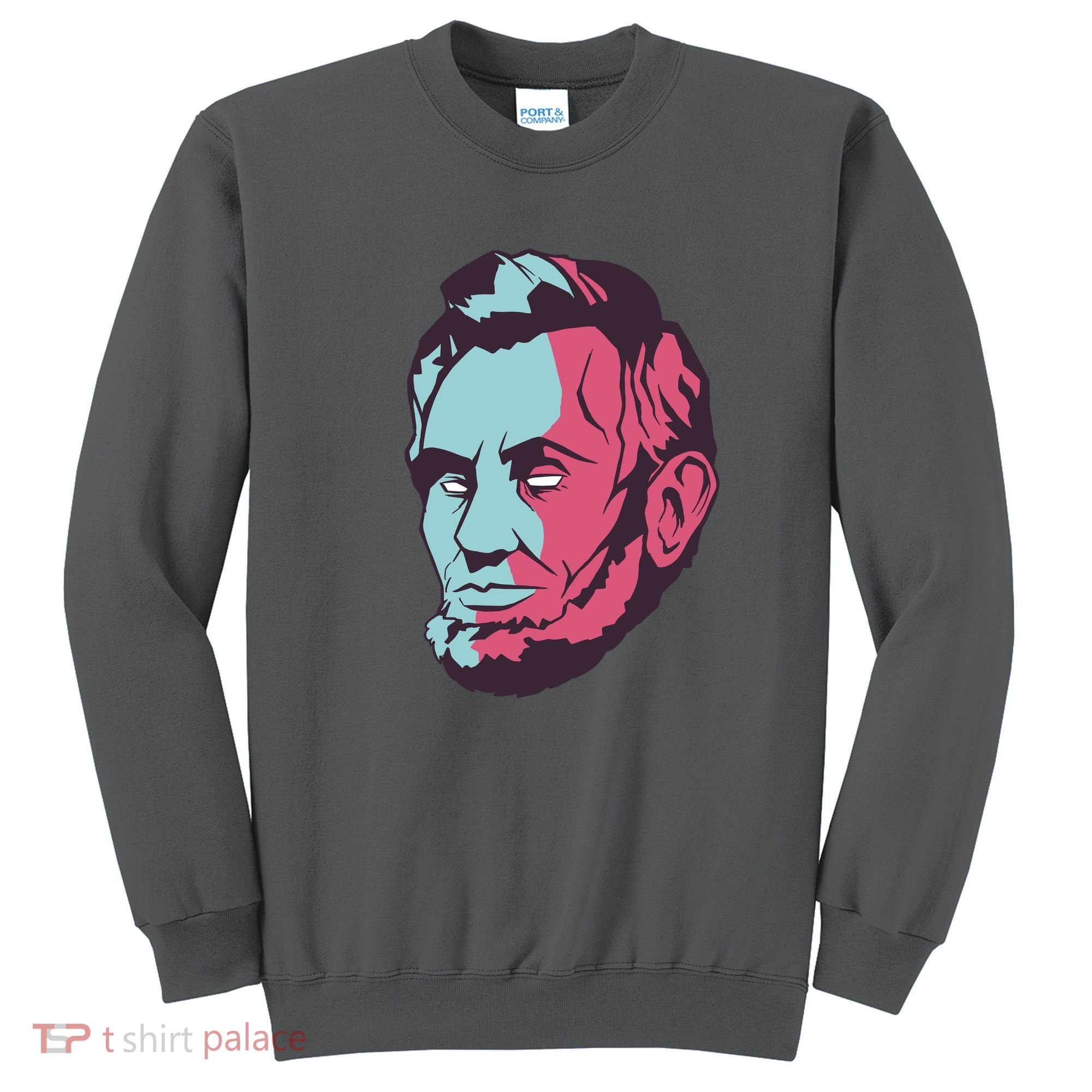 Abraham Lincoln Head Sweatshirt