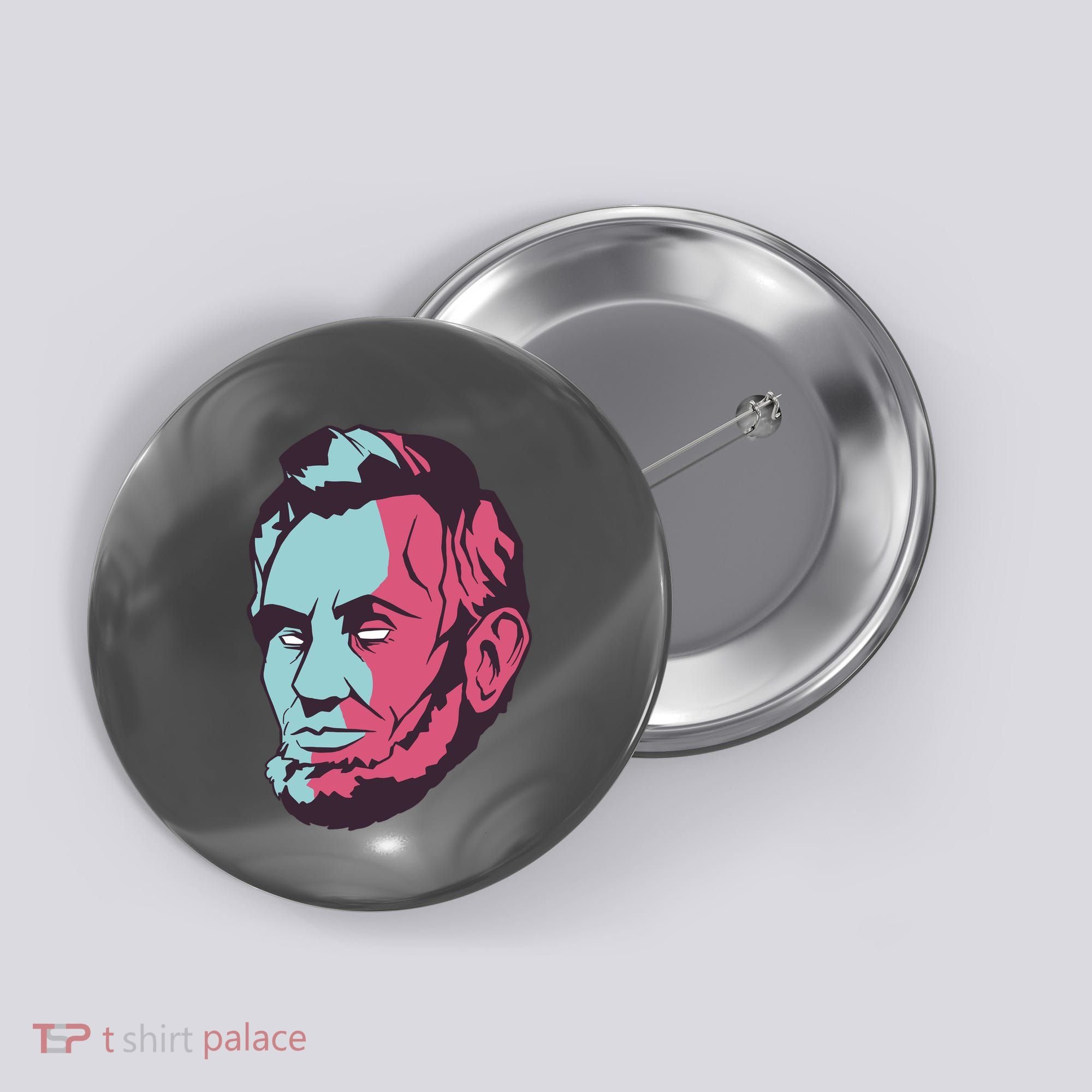 Abraham Lincoln Head Button