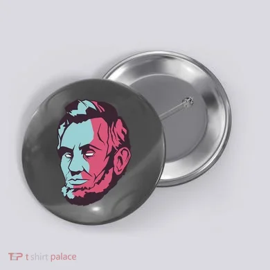 Abraham Lincoln Head Button