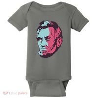 Abraham Lincoln Head Baby Bodysuit thumb 0