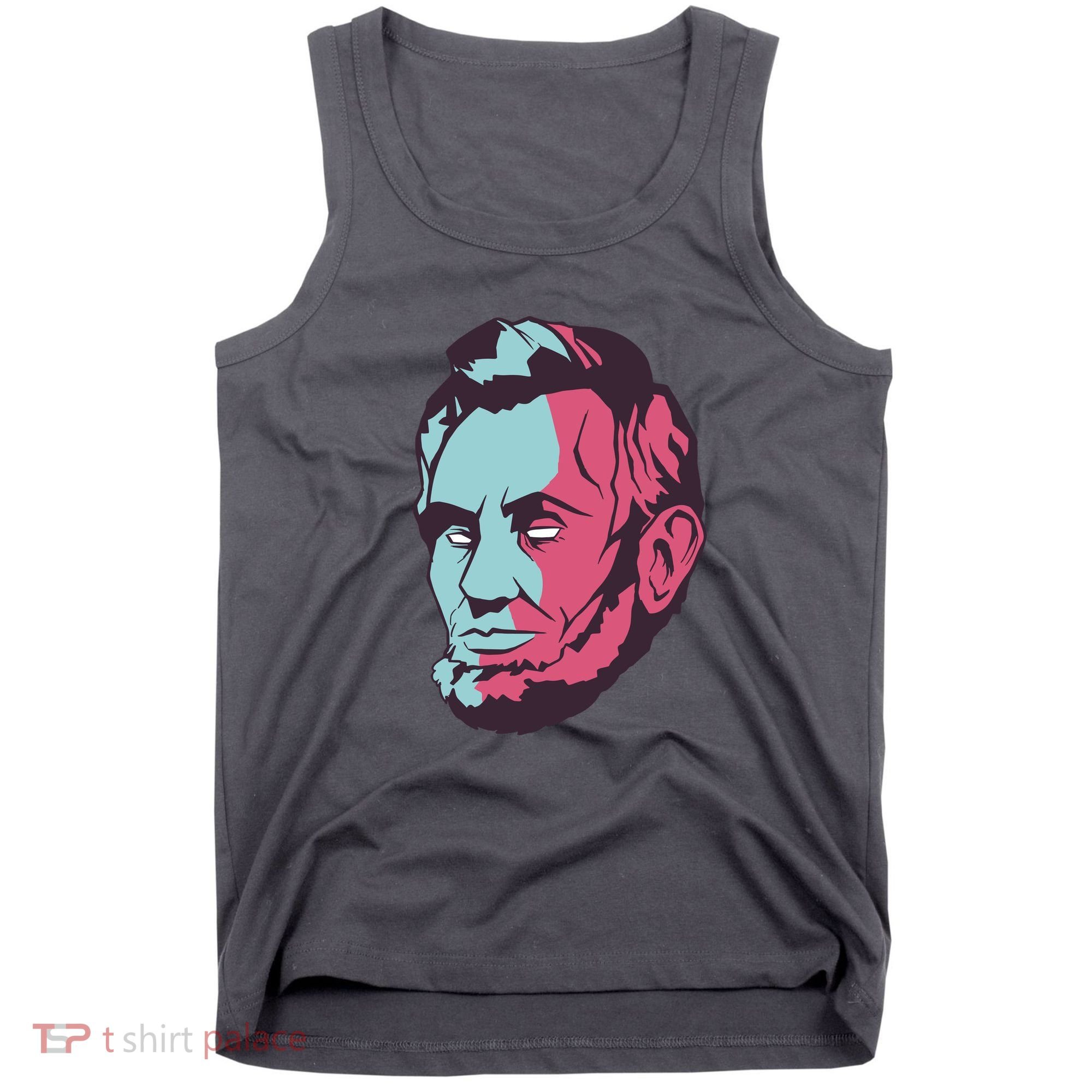 Abraham Lincoln Head Tank Top