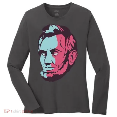 Abraham Lincoln Head Women's Long Sleeve Shirt
