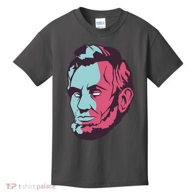 Abraham Lincoln Head Kids T-Shirt