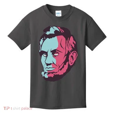 Abraham Lincoln Head Kids T-Shirt