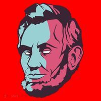 Abraham Lincoln Head Santa Hat thumb 1