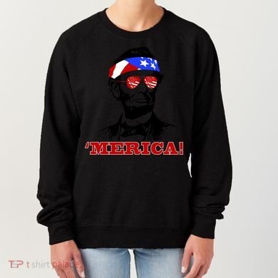 Abraham Lincoln Merica Women's Sweatshirt