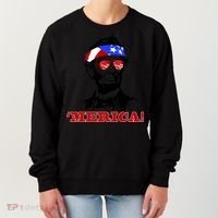 Abraham Lincoln Merica Women's Sweatshirt thumb 0