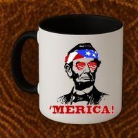 Abraham Lincoln Merica Coffee Mug thumb 2