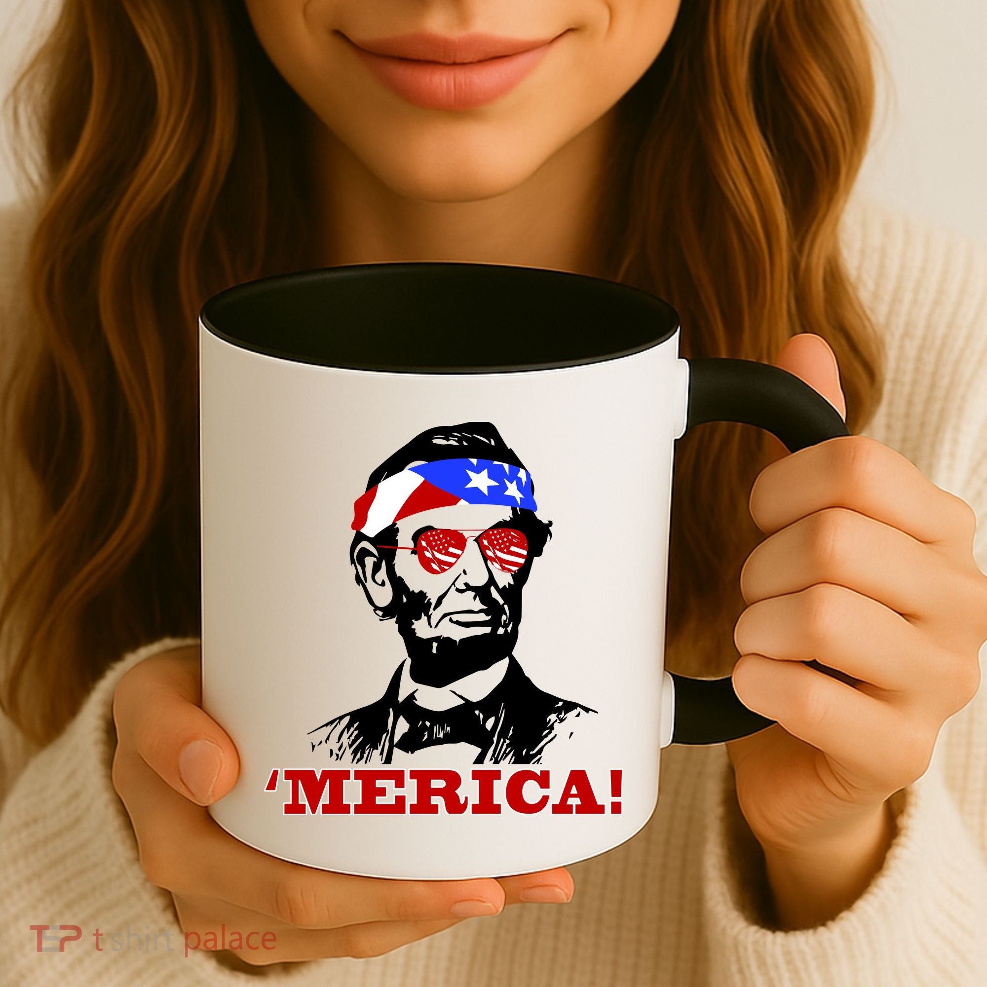 Abraham Lincoln Merica Coffee Mug
