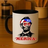 Abraham Lincoln Merica Coffee Mug thumb 4