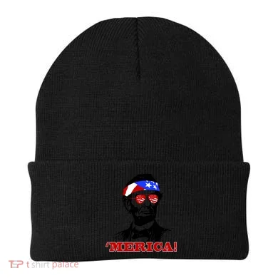 Abraham Lincoln Merica Beanie