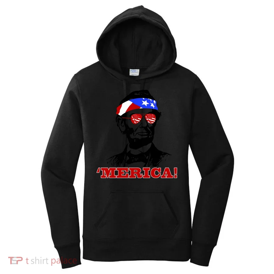 Abraham Lincoln Merica Women's Hoodie