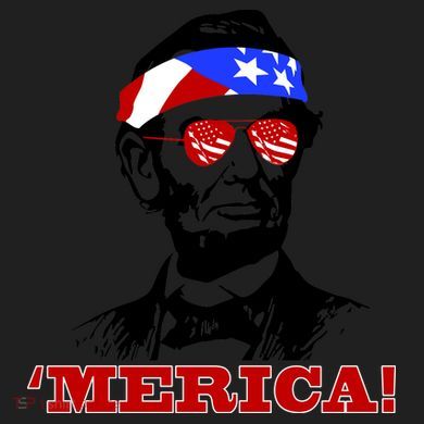 Abraham Lincoln Merica 12oz Stainless Steel Coffee Mug
