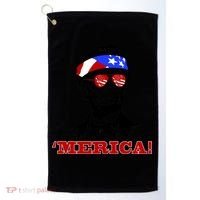 Abraham Lincoln Merica Golf Towel thumb 0