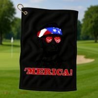 Abraham Lincoln Merica Golf Towel thumb 1