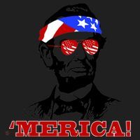 Abraham Lincoln Merica Golf Towel thumb 3