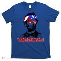 Abraham Lincoln Merica T-Shirt thumb 0