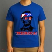Abraham Lincoln Merica T-Shirt thumb 3