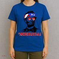 Abraham Lincoln Merica T-Shirt thumb 4