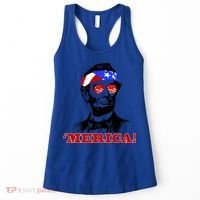 Abraham Lincoln Merica Women's Tank Top thumb 0