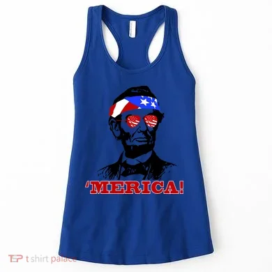 Abraham Lincoln Merica Women's Tank Top